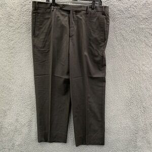 ZANELLA Dress Pants Mens 40x27 Measured Brown Tag: 38